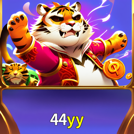 Imagem promocional da 44yy mostrando a plataforma e suas vantagens